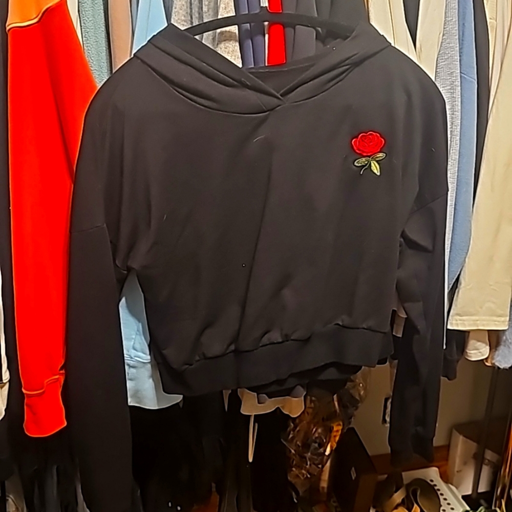 Cropped hoodie
